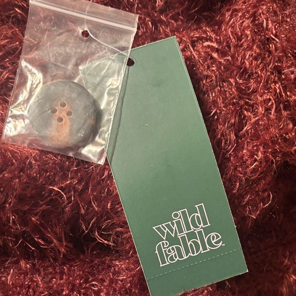 Wild Fable Rust Fuzzy Cardigan - Picture 5 of 5